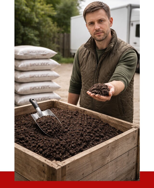 Купить биогумус в Волгограде с доставкой от 8832 р. за куб | ПРОНЕРУДВлг