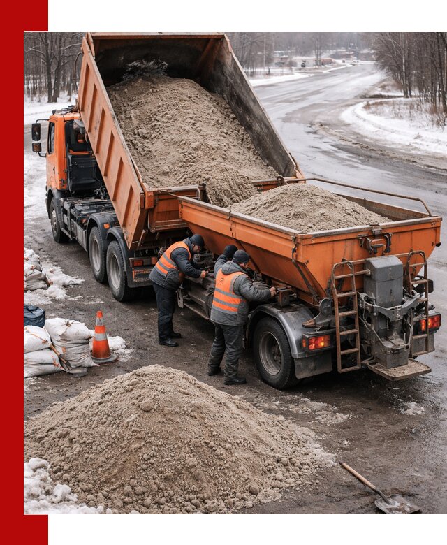 Поставка и вывоз пескосоля в Волгограде оптом и в розницу