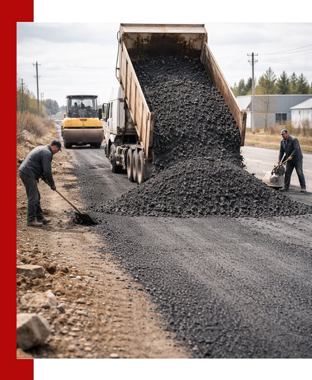 Асфальтовая крошка для дорог в Волгограде — поставка и доставка