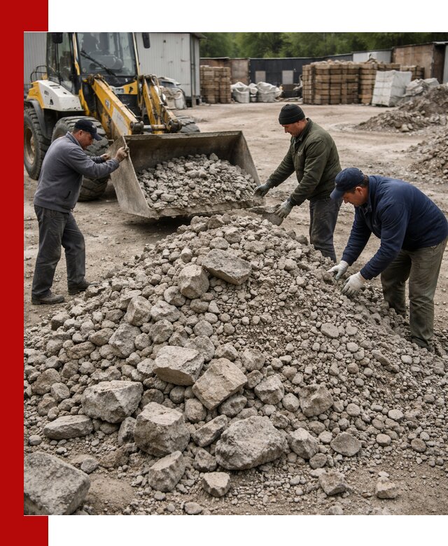 Демонтаж и вывоз бой бетона в Волгограде