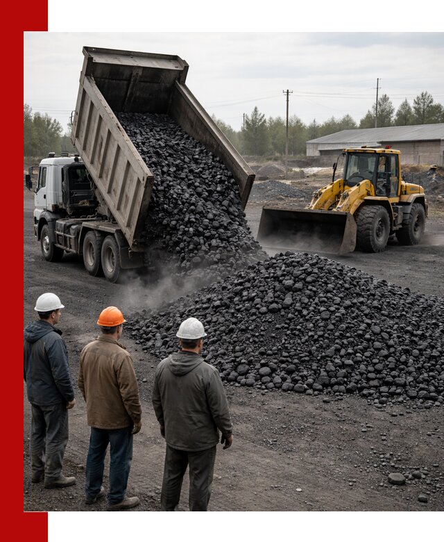 Доставка угля антрацита в Волгограде с самосвалами и погрузкой
