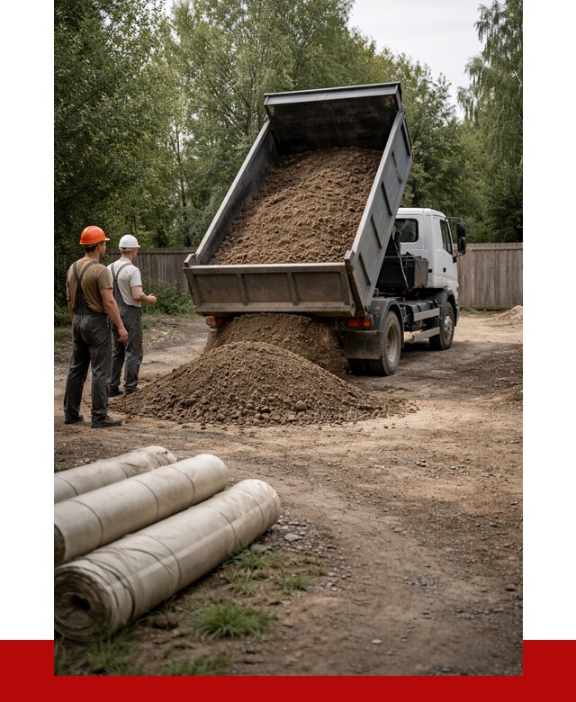 Доставка сыпучих материалов самосвалом в [cvi] от 4364 р. | ПРОНЕРУДВлг