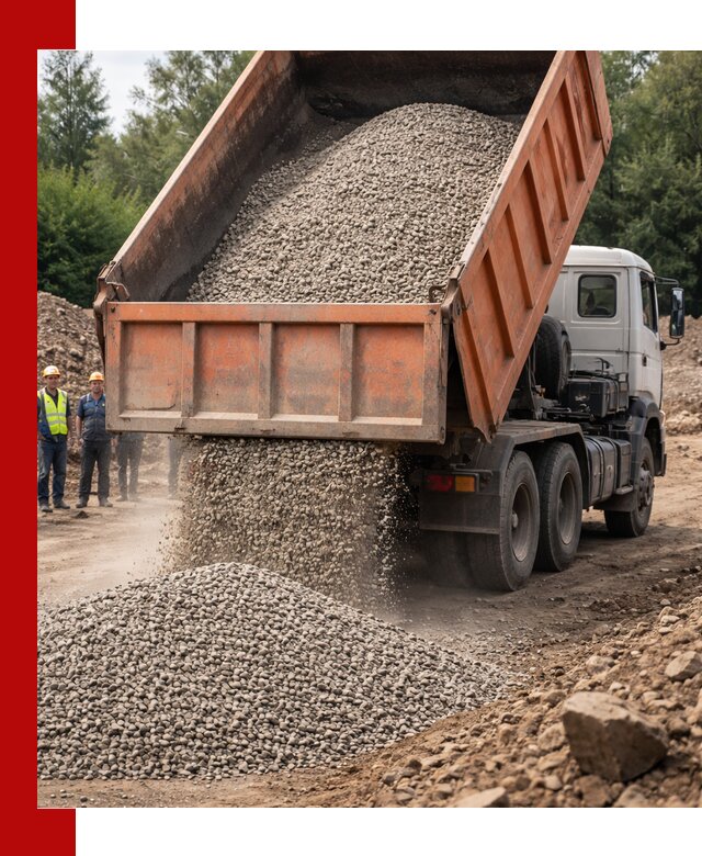 Доставка сыпучих материалов самосвалом в Волгограде быстро и надежно