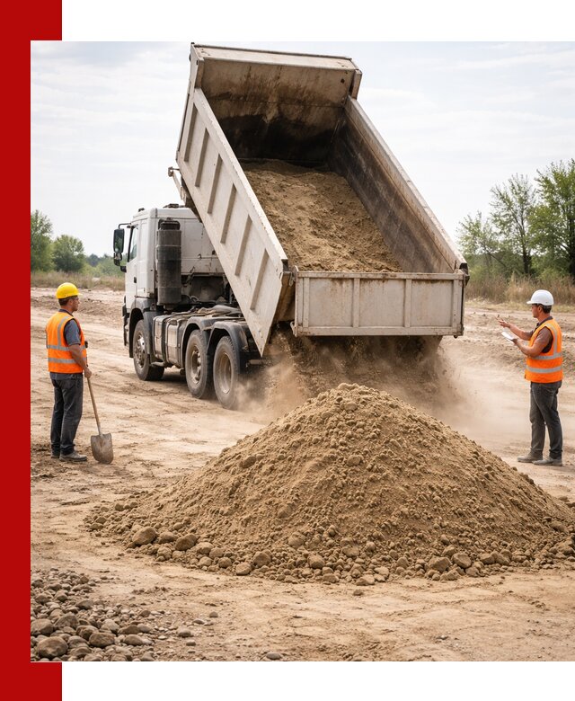 Доставка самосвалом 15 кубов в Волгограде за город и по городу