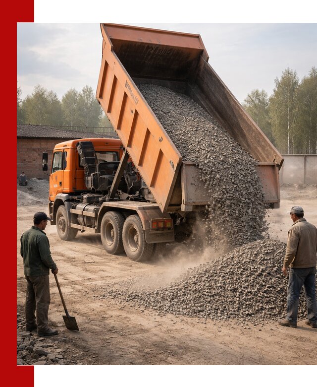 Доставка самосвалом 20 м3 в Волгограде быстро и надежно