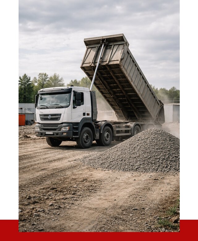 Доставка самосвалом 40 кубов в Волгограде от 9352 р. | ПРОНЕРУДВлг