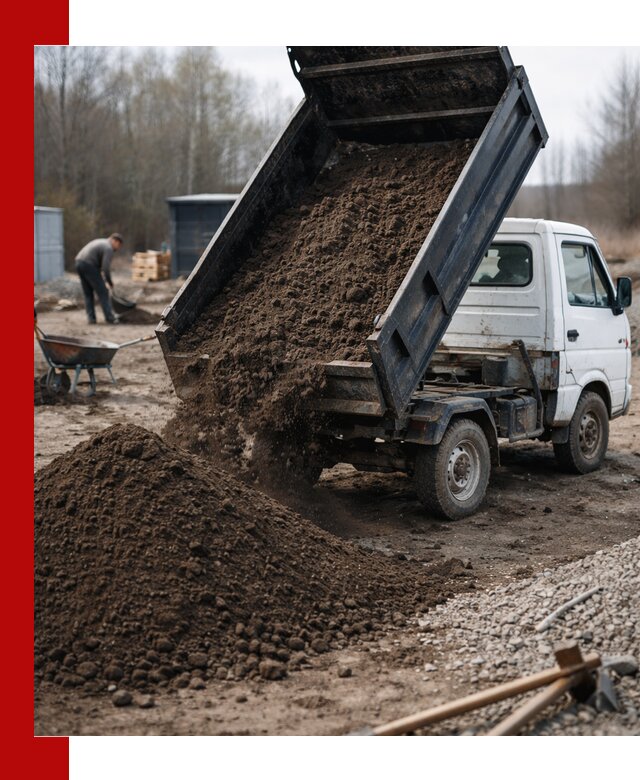 Аренда минисамосвала в Волгограде для доставки сыпучих материалов