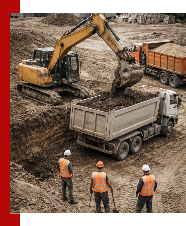 Разработка грунта для строительства и благоустройства в Волгограде