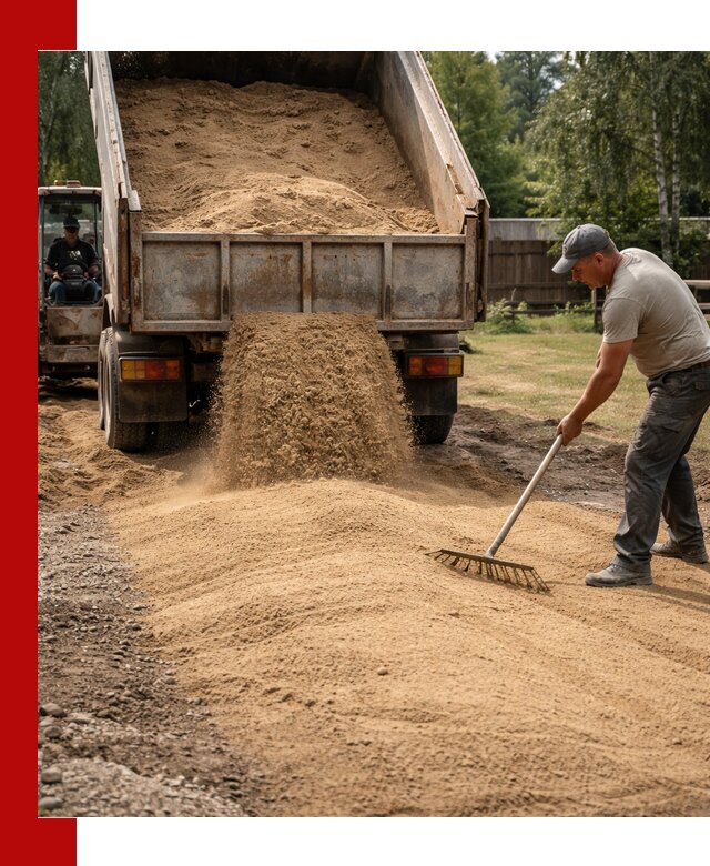 Отсыпка участка песком в Волгограде быстро и качественно