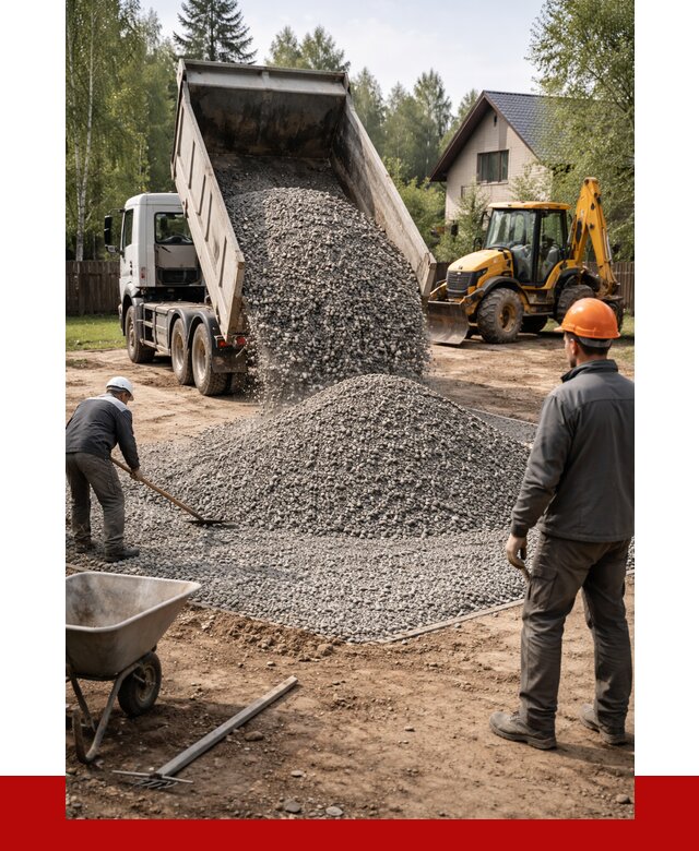 Отсыпка участка щебнем в Волгограде от 6754 р. ПРОНЕРУДВлг