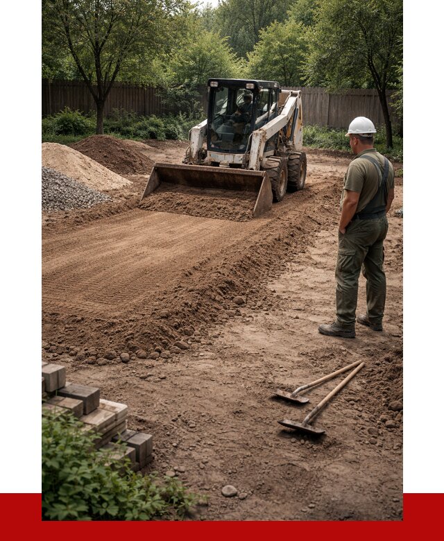 Выравнивание участка под ключ в Волгограде от 3637 р. | ПРОНЕРУДВлг