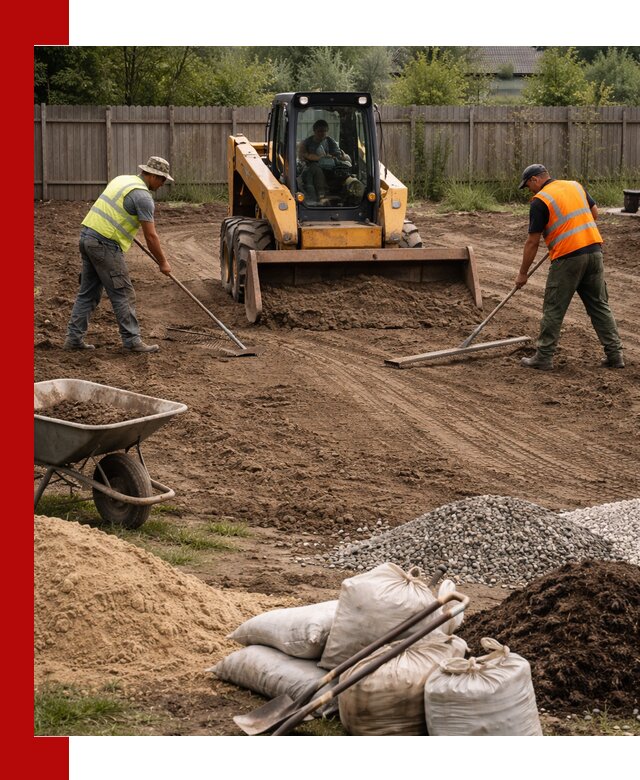 Выравнивание участка под строительство и благоустройство в Волгограде