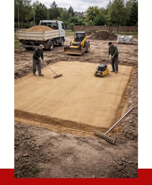 Устройство песчаной подушки в Волгограде от 4676 р. ПРОНЕРУДВлг